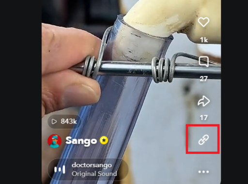 Copy the Snapchat Video URL